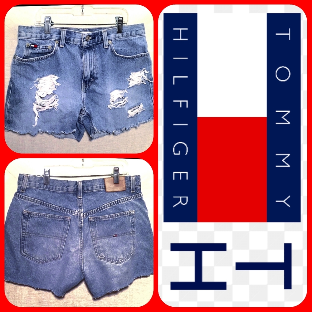 6 90s Vintage Highwaisted TOMMY H Boyfrien…